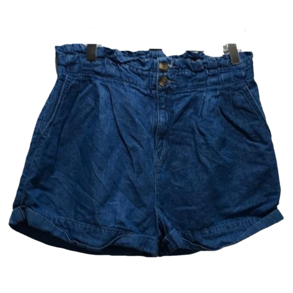 American Eagle elastic waist blue shorts size 4 GUC…